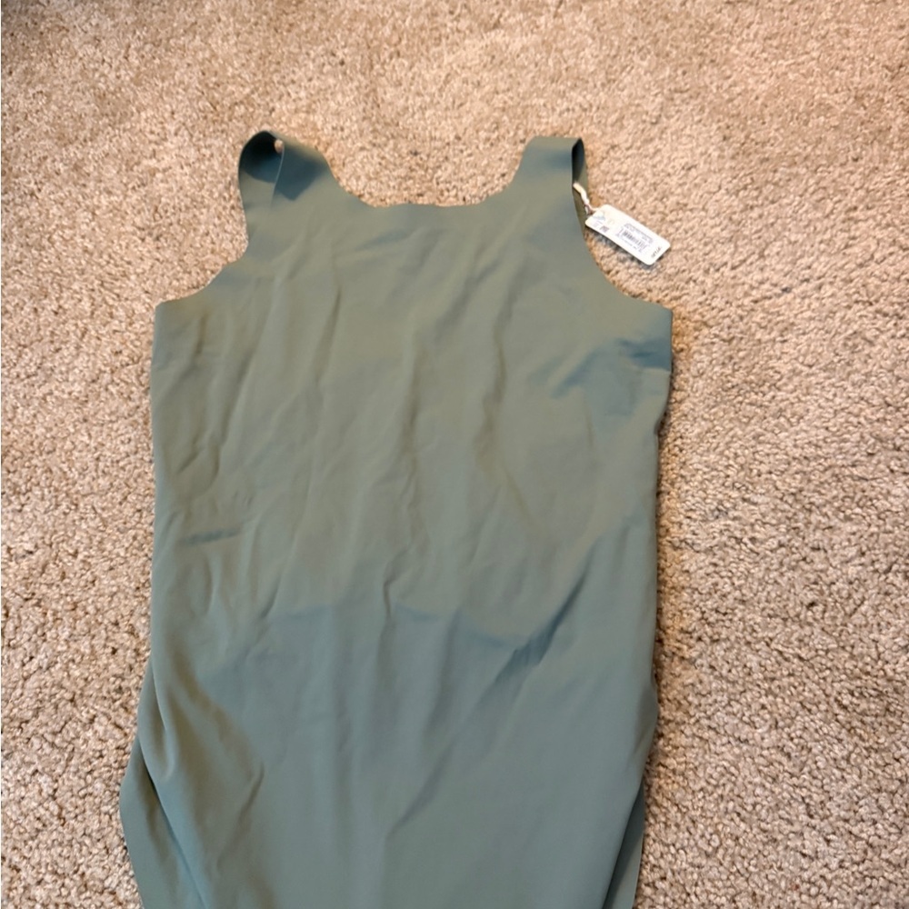 aerie Sage Green Scoop Neck Bodysuit - Picture 4 of 7